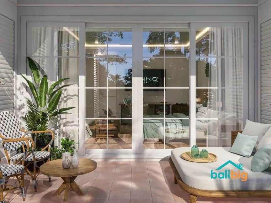 1BR Apartment 32 m² in Berawa - gallery image 1