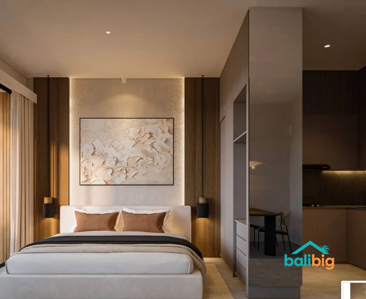 1BR Apartment 58 m² in Berawa