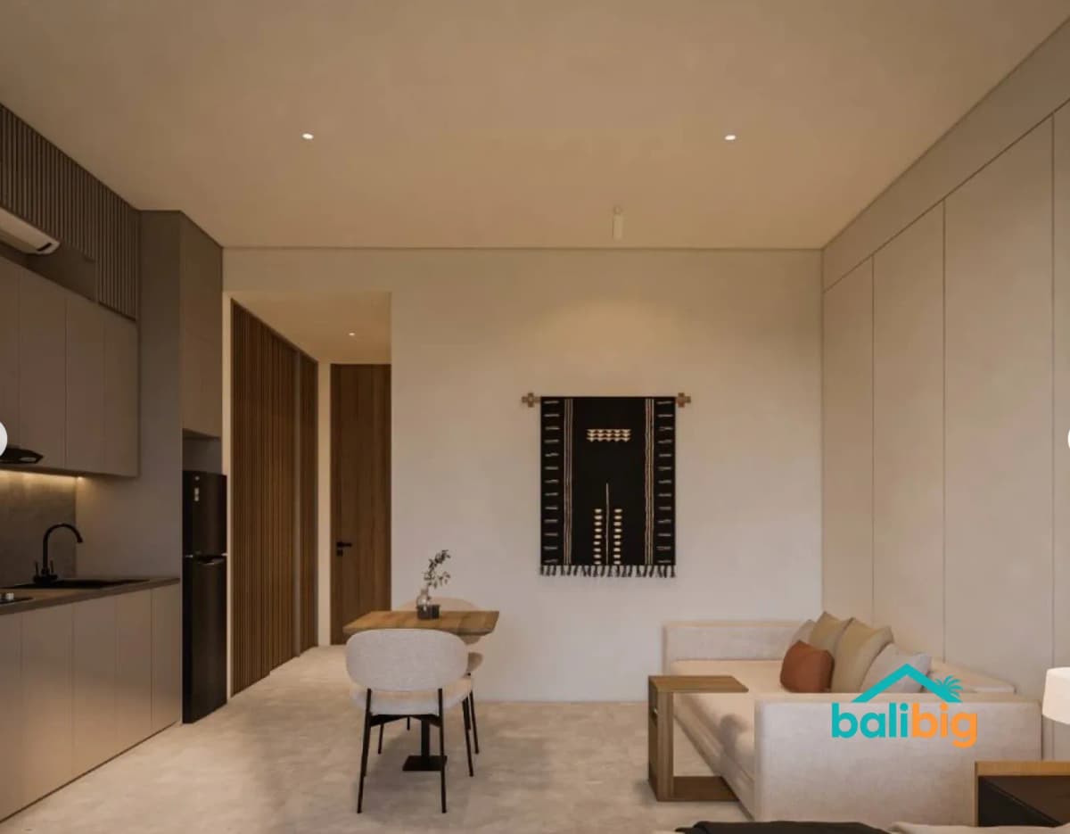 1BR Apartment 56.5 m² in Berawa