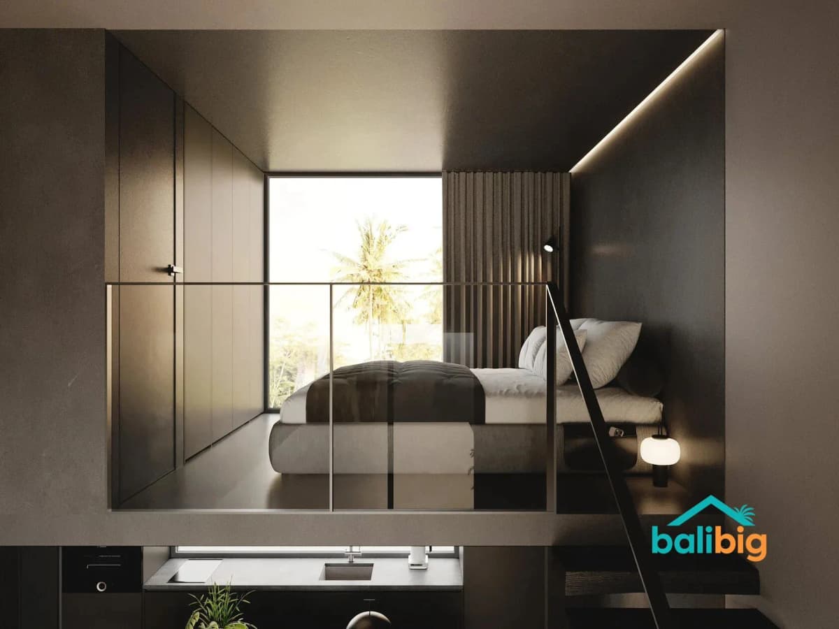 1BR Apartment 49 m² на Ubud